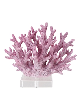 现 纽约下城公园进口晨起粉雾淡紫色枝子珊瑚轻奢仿真摆件