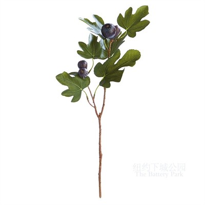 地中海岸无花果仿真装饰花枝