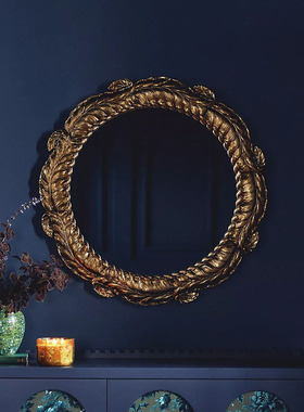 现 纽约下城公园进口魅惑深林House of Hackney古典金圆形装饰镜