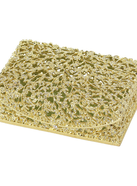 纽约下城公园进口Olivia Riegel银冬童话森林闪烁水晶锡质珠宝盒