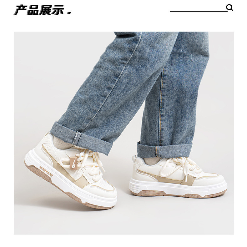 回力小白鞋女鞋四季款百搭学生运动休闲鞋韩系潮酷运动厚底板鞋子
