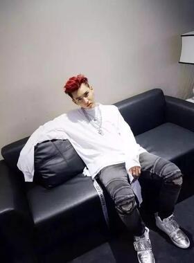 OFF WHITE无孔皮带简约百搭网红ins风OW街头嘻哈牛仔腰带皮带腰链