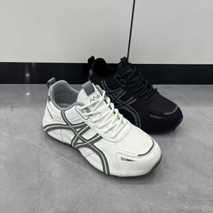 2026男鞋 老爹鞋 单鞋 男款 男孩鞋 休闲运动鞋 厚底低帮单款 新款 男潮鞋