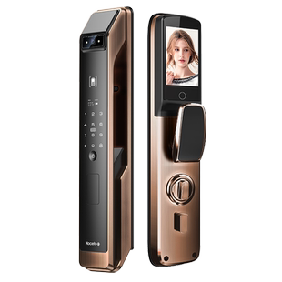 火车头S300 PRO 高端猫眼全自动智能监控双向视频对讲门锁