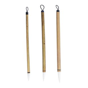 水流星陶艺工具大中小白云笔羊毫毛笔料笔釉下彩绘画国画填色书法