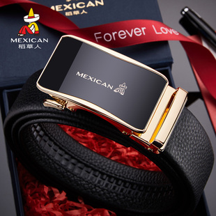 稻草人2023新款皮带男真皮潮年轻人休闲商务正品裤带腰带生日礼物