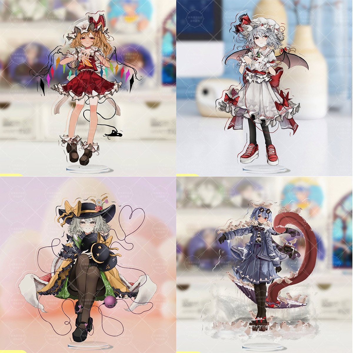 蕾米莉亚芙兰朵露多多良小伞古明地恋立牌东方project秘海潮汐