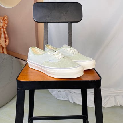 VANS范斯AUTHENTIC REISSUE44低帮帆布透气男女款板鞋VN000CT7BGK