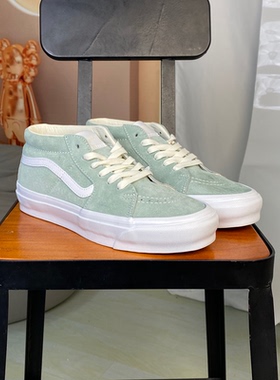 VANS范斯SK8 MID REISSUE 83中帮翻毛皮男女休闲板鞋VN000CQQCPG