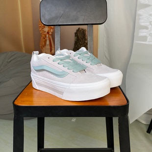 VANS范斯KNU STACK低帮厚底增高女款休闲胖胖面包板鞋VN000CP67VF