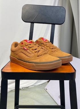 VANS范斯BMX PROOF WAFFLECUP低帮联名麂皮专业滑板鞋VN000DCGBRO