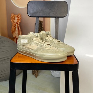 VANS范斯HALF CAB中帮男女美式复古休闲缓震滑板鞋VN000CXJEL7