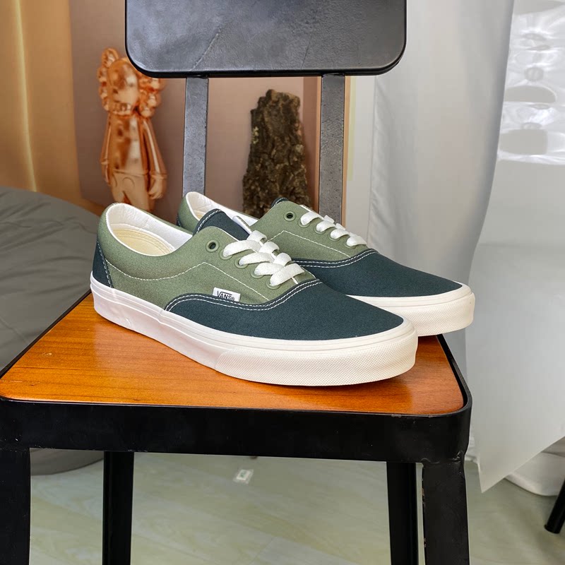 VANS范斯ERA帆布绿色板鞋