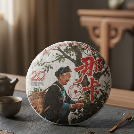 2025年 20周年 那卡古树青饼 357克 普洱生茶,茶,普洱,淘宝优惠券,粉丝福利购,淘宝优惠卷