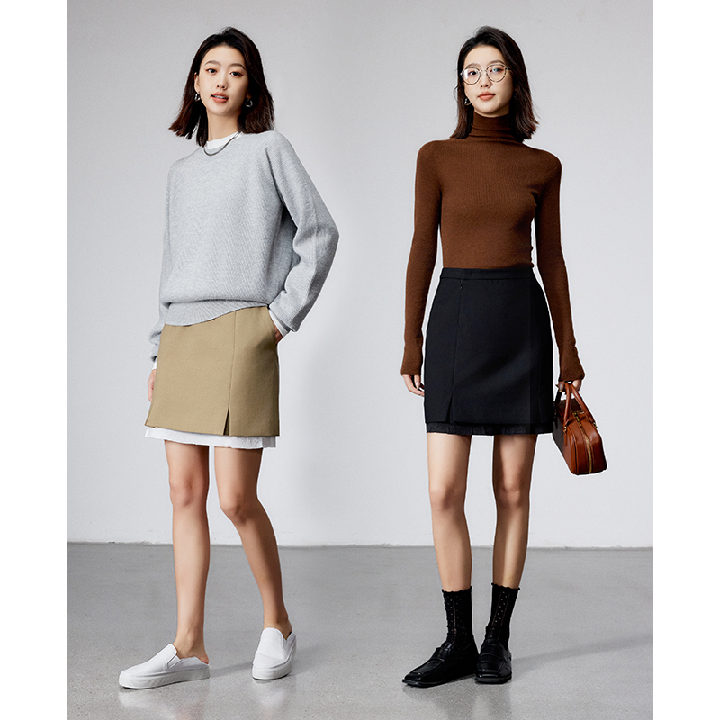 Butterflyriver/蝶之河短裙羊毛