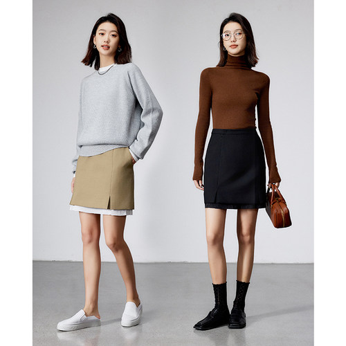 Butterflyriver/蝶之河短裙羊毛