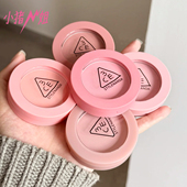 小猪姐姐 韩国3CE单色腮红蜜桃橘修容膨胀色rosebeige柔雾哑光