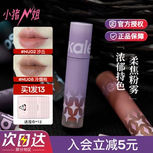 Kaleidos万花镜唇粉霜哑光雾面不易沾杯裸色唇泥欧美口红唇釉nu02