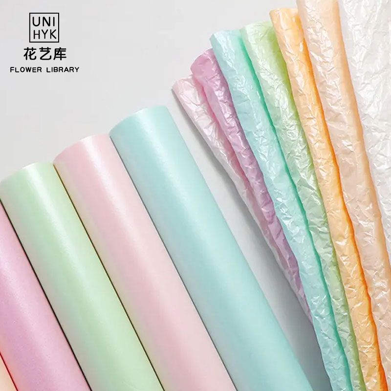 花艺库珠光雪梨纸水果花盒包装纸