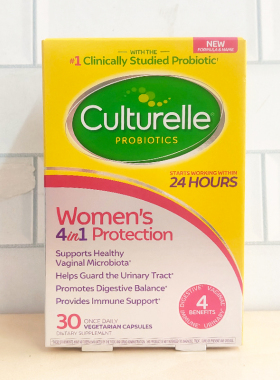 美国进口culturelle康萃乐LGG益生菌胶囊30粒女性调理肠道菌