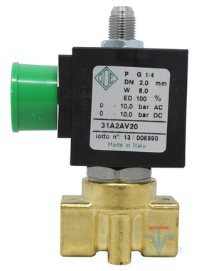 意大利ode电磁阀 31a2av20 1/4 110v 24v微型直动式三通电磁阀