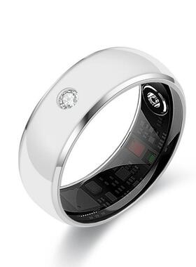 心率压力戒指运动血氧防水跟踪睡眠监测时尚戒指模式多智能情侣