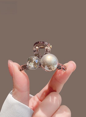 珍珠小号抓夹高级感刘海夹侧边夹公主头发卡夹子头饰2024新款发卡