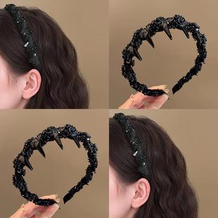巴黎王妃路易斯发箍高颅顶头箍女2025新款赫本风洗脸发卡女士头饰