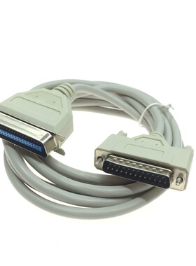 电脑并口打印线两排db25转cn36针式打印机传输线1.5米3米5米10米