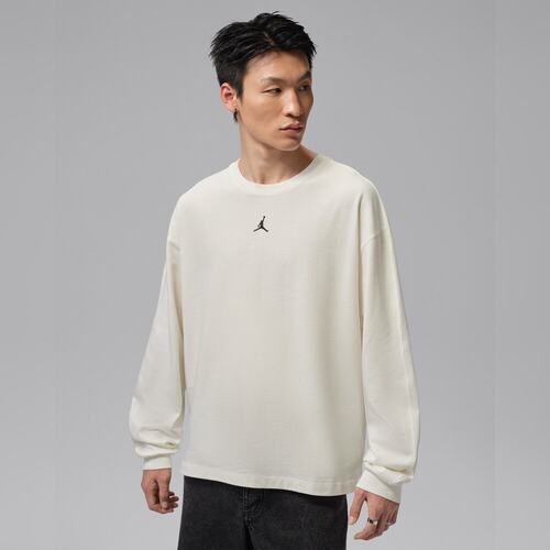 Nike耐克基础款圆领长袖卫衣男米白色logo舒适运动上衣IF1830-133