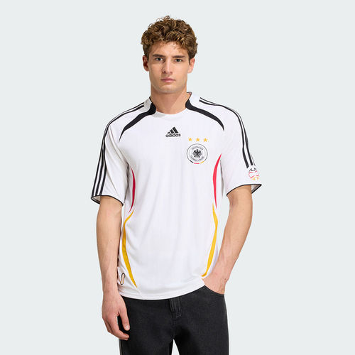 Adidas阿迪达斯德国国家队足球服短袖运动T恤男白色透气KD3998