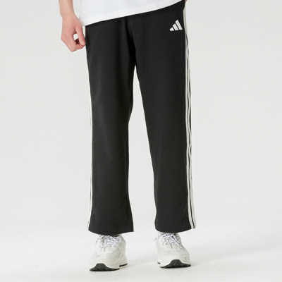 Adidas阿迪达斯三条杠运动裤男宽松直筒透气百搭休闲长裤KR2543
