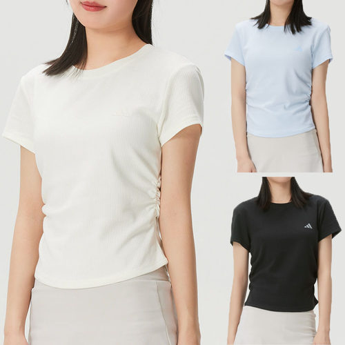 阿迪达斯短袖T恤女修身显瘦百搭运动上衣KR7577 KH2654  KH2653