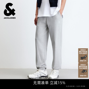 长裤 春季 杰克琼斯男装 子抽绳休闲百搭纯棉合体收脚口 基石卫裤