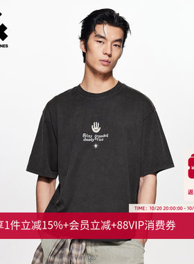 【星座系列】杰克琼斯男T恤百搭舒适时尚水洗印花纯棉226301035