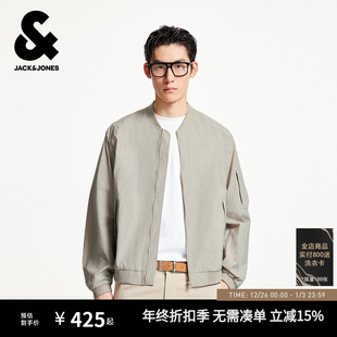 百搭潮流宽松休闲纯色棒球领上衣男 夹克外套时尚 杰克琼斯男装 秋季