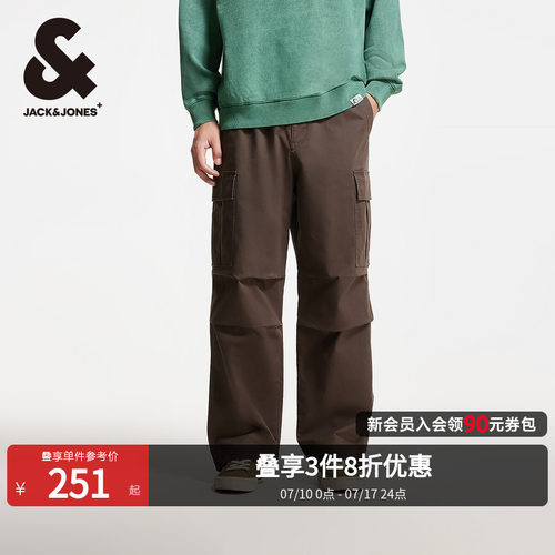 杰克琼斯百搭舒适长裤休闲裤
