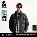 杰克琼斯羽绒服冬季 百搭云朵泡芙休闲立领保暖外套上衣 男装