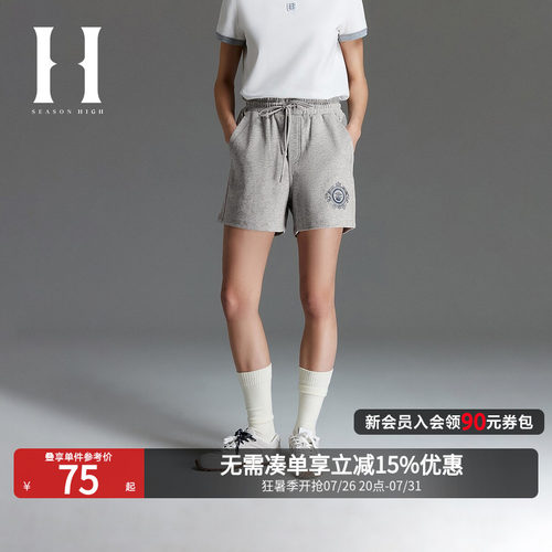 中腰休闲SEASONHIGH短裤休闲裤