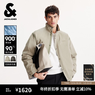 士冬立领羽绒服可拆卸内胆潮225423024 杰克琼斯男装 商场爆款