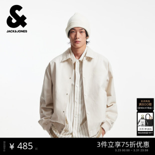外套 cleanfit翻领夹克2026潮流经典 杰克琼斯男装 男生NBA联名春季