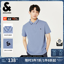 式 男士 新款 T恤商务爸爸高级衣服 翻领短袖 夏季 杰克琼斯男装 polo衫