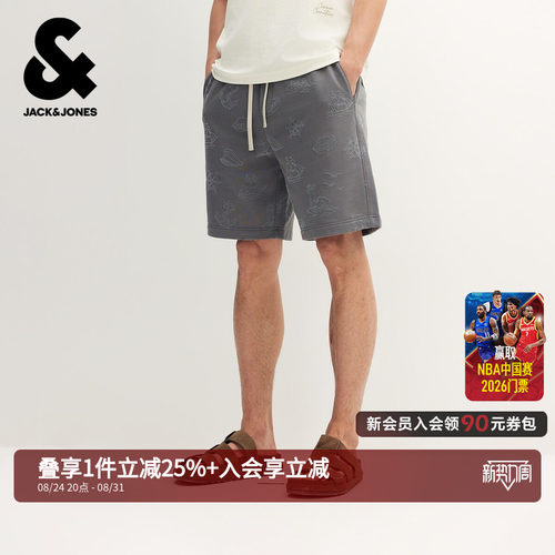 略宽松版型 抽绳可调节腰头 双侧插袋