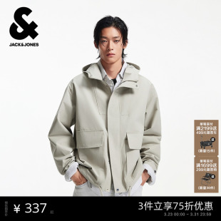 潮酷百搭休闲夹克外套男装 新款 杰克琼斯春季 225321043 商场爆款
