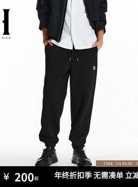 SEASONHIGH NFL联名秋季款男士休闲裤束脚肌理感徽章刺绣长裤男裤