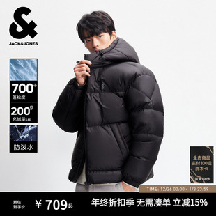 杰克琼斯15D高蓬羽绒服男冬排骨保暖外套男装 云朵泡芙防泼水