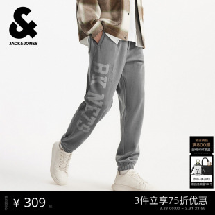 束脚裤 卫裤 22541D027 春季 杰克琼斯NBA联名布鲁克林队男装