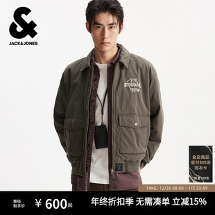 士生秋秋冬棉服棉衣略尖领保暖225409041 杰克琼斯男装 商场爆款