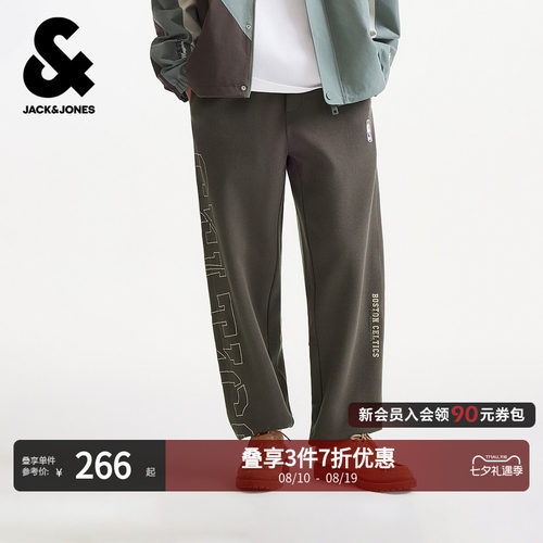 略宽松版型 抽绳可调节腰头 双侧插袋