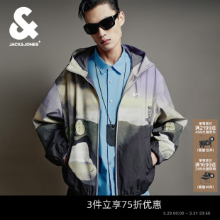 简约百搭连帽立领夹克外套款 秋冬季 衣服潮 DALI联名款 杰克琼斯男装